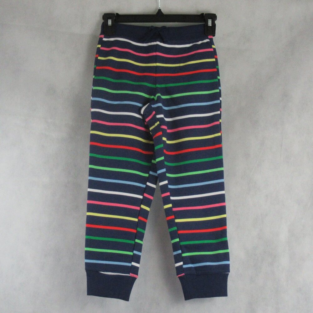 Charter Club Unisex Kids Boys Girls Jogger Pajama Pants, Blue Multi Stripe